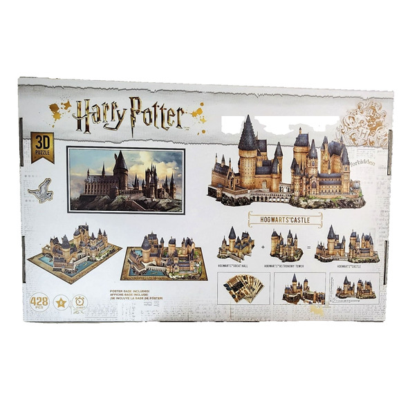 Harry Potter Wizarding World : Hogwarts Castle 3D Puzzle - 428 Pieces - Picture 2 of 13